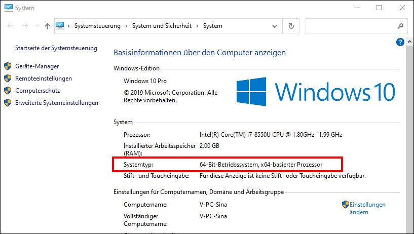 32-Bit- oder 64-Bit-Windows – so findet ihr es heraus!