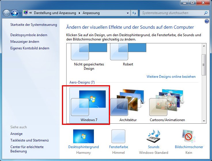 Windows 7 Aero Design Lässt Sich Nicht Aktivieren www.giga.de