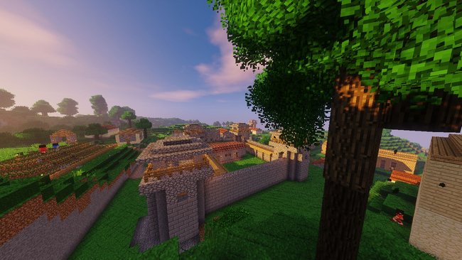 Life in the Village in Minecraft