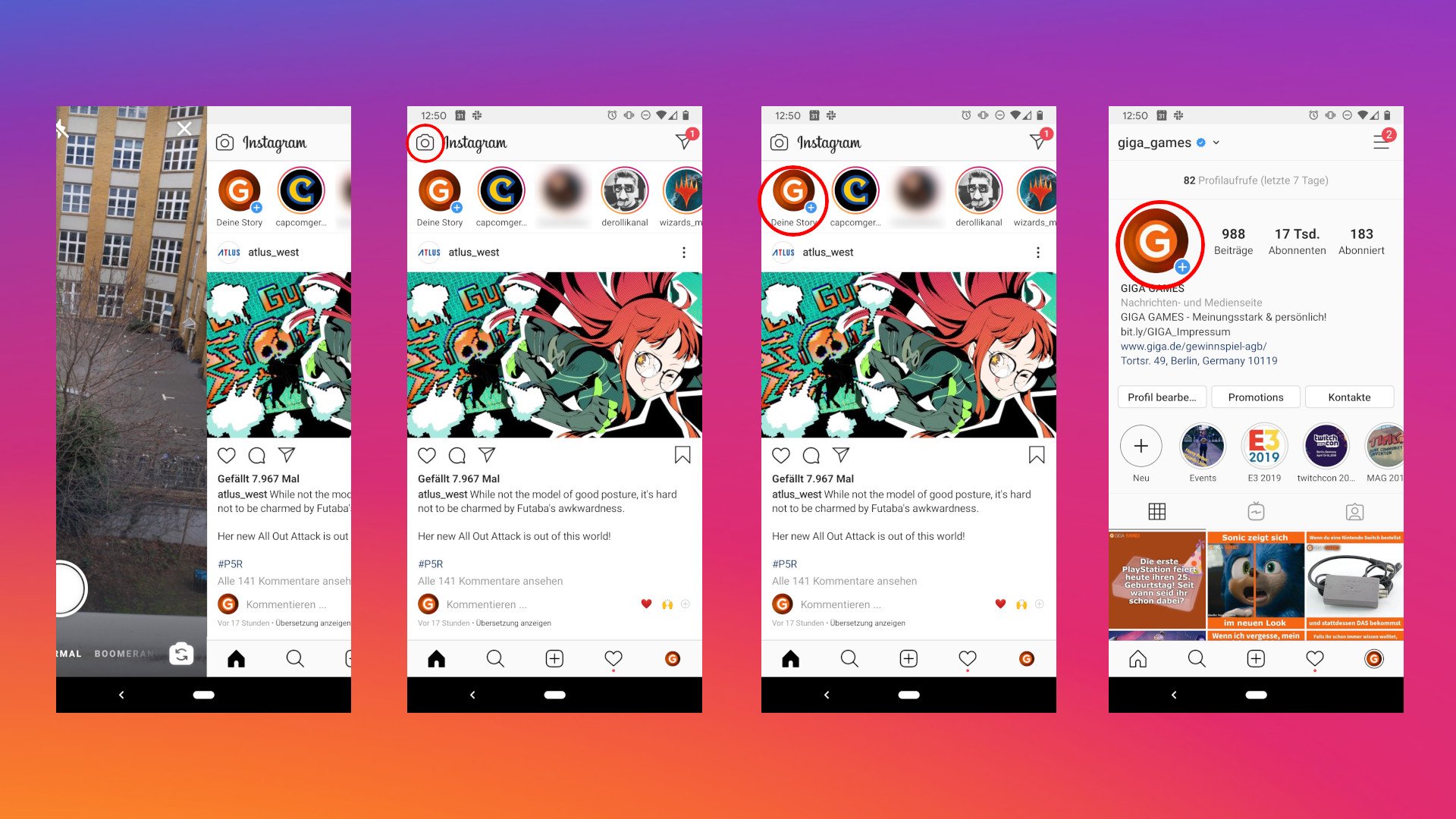 Instagram Story Tools Gestalten, Planen und Publizieren Gnocchi ...