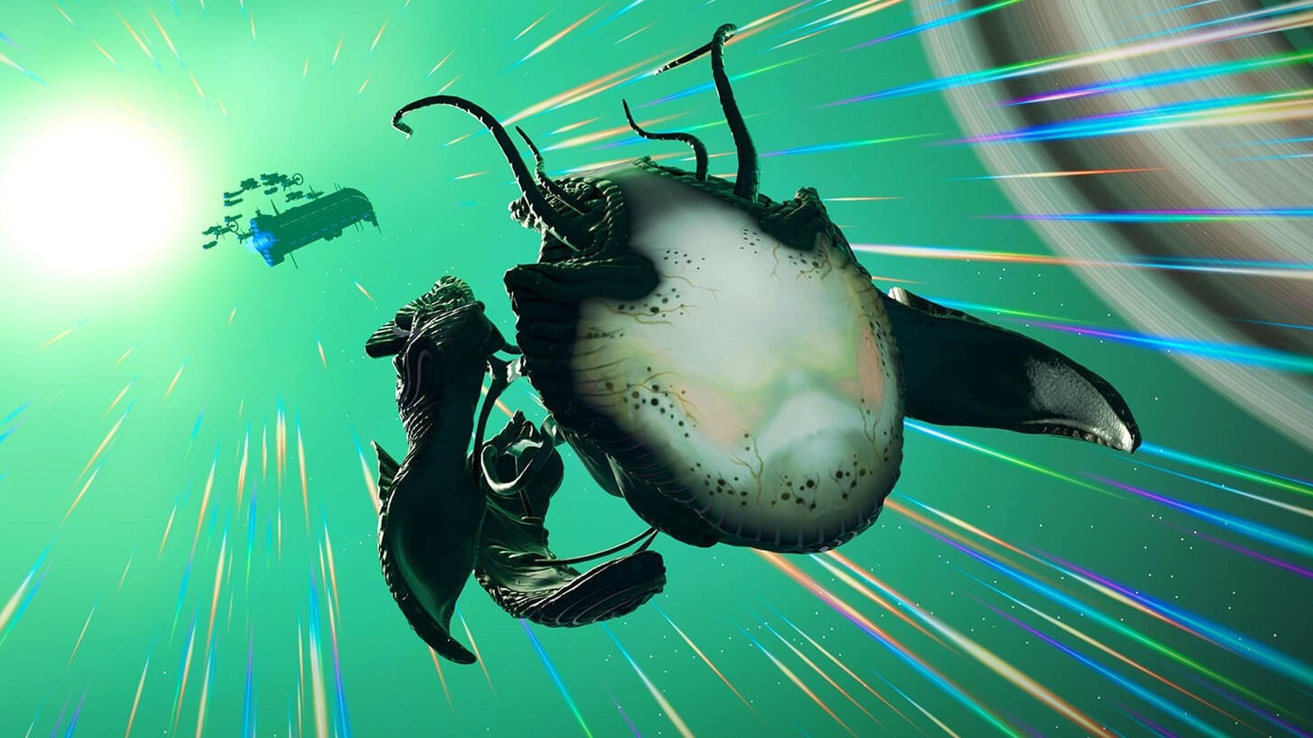 No Man's Sky Lebendes Schiff No Man's Sky – Living Ship-Update: Lebendes Schiff und Leere-Ei finden