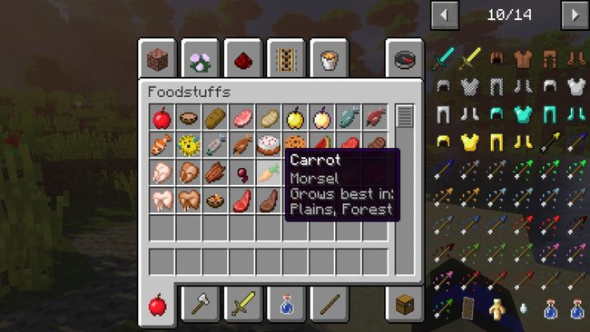 Hunger Overhaul in Minecraft