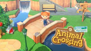 Animal Crossing - New Horizons: Baumstamm-Pfahl-Set und Brücke bauen