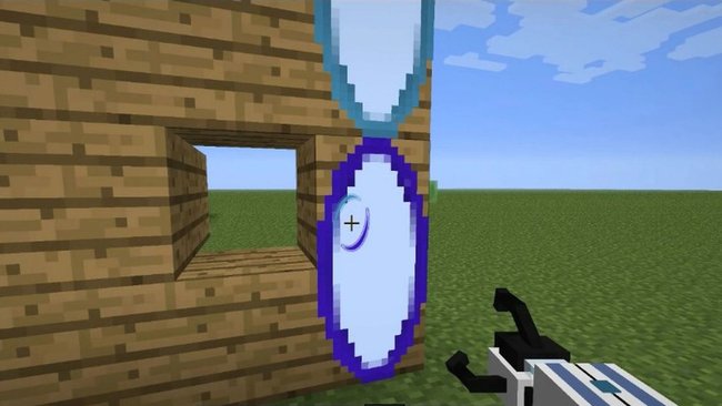 Portal Gun in Minecraft