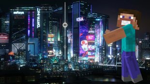Minecraft: Spieler baut detailreiche Cyberpunk 2077-Stadt nach