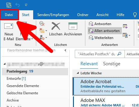 Outlook Backup So Sichert Ihr Eure E Mails