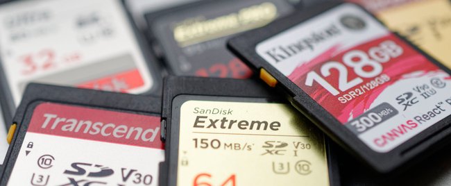 SD-Karten im Geschwindigkeitsvergleich – mit SanDisk, Kingston und Transcend