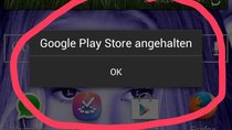 Lösung: „Google Play Store angehalten“