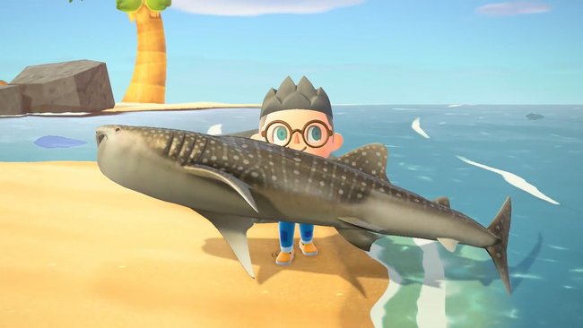 Wir zeigen euch, wie ihr in Animal Crossing: New Horizons Haie fangen könnt.