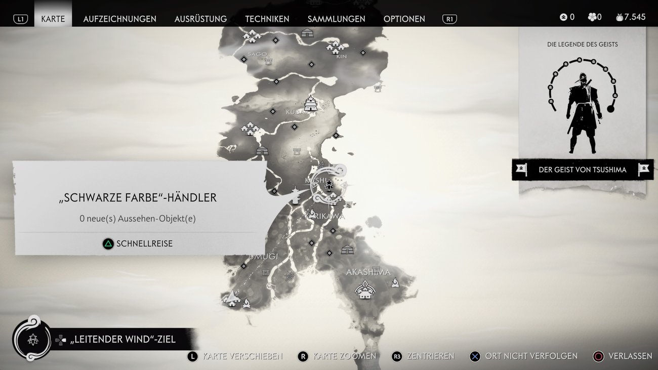Ghost of Tsushima Alle Trophäen Leitfaden und Roadmap