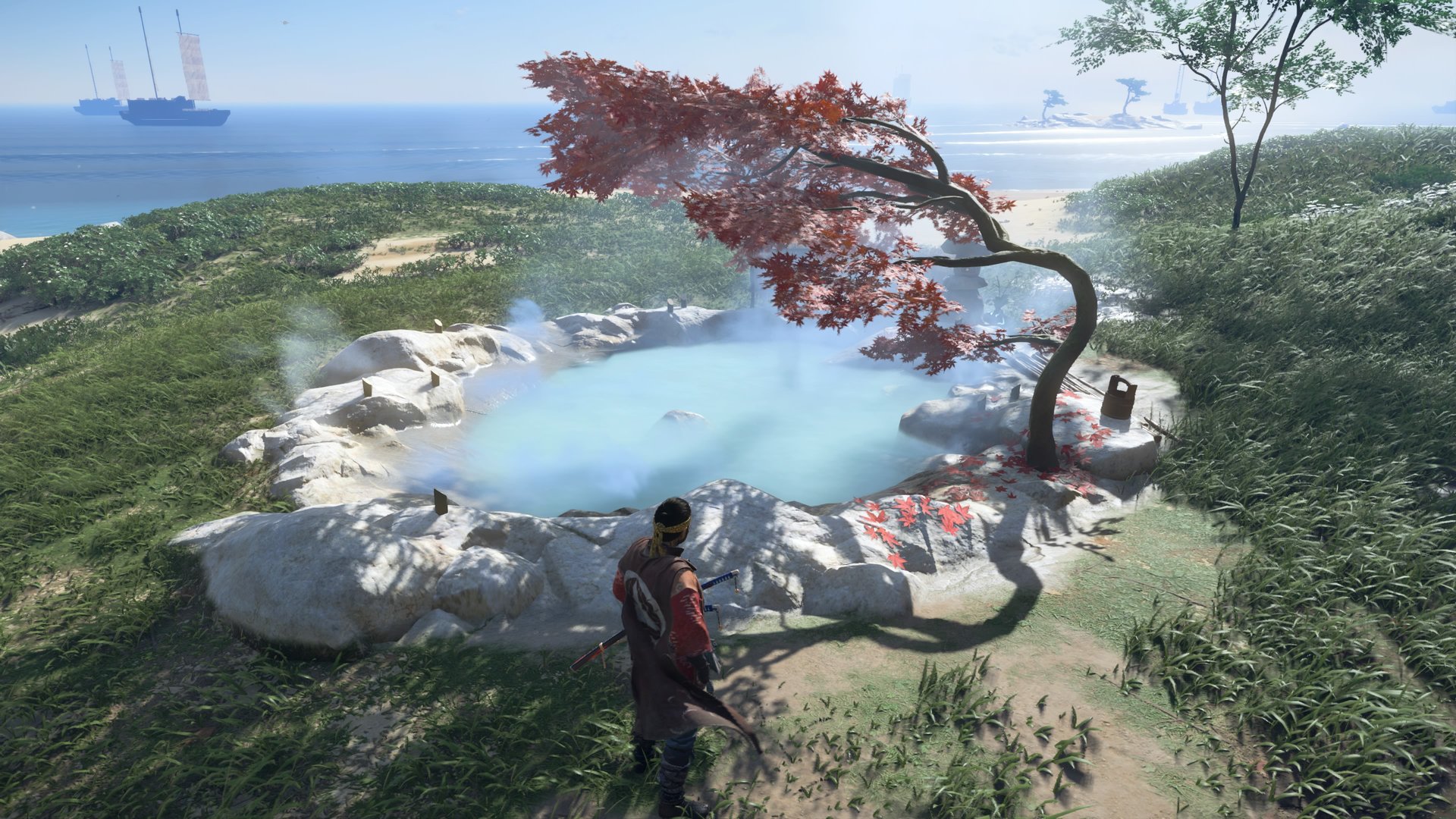 Ghost of Tsushima Alle heißen Quellen Fundorte für mehr Gesundheit