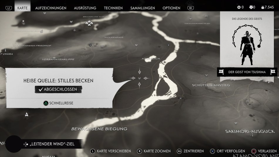 Ghost of Tsushima Alle heißen Quellen Fundorte für mehr Gesundheit