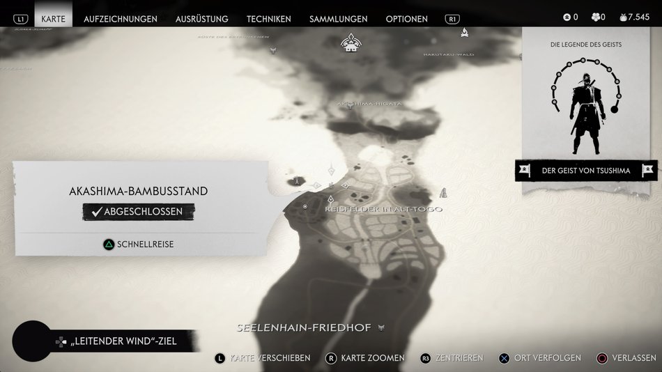 Ghost of Tsushima Alle Bambusstände Fundorte für mehr Entschlossenheit