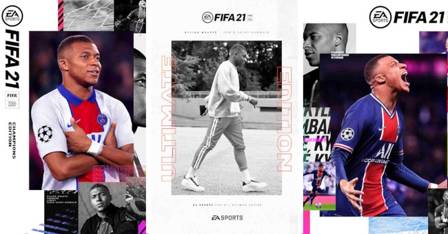 Kylian Mbappé ist der Cover-Star für alle drei „FIFA 21"-Versionen