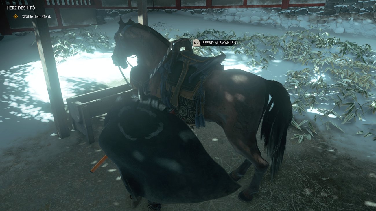 Ghost of Tsushima Pferd wechseln oder neues Pferd wählen geht das?
