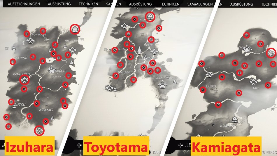 Ghost of Tsushima Alle 62 Mongolenlager Fundorte (Tsushima befreien)