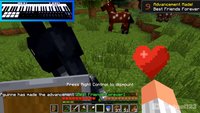 Minecraft kann man auch mit dem Midi-Keyboard spielen, wie ein YouTuber zeigt