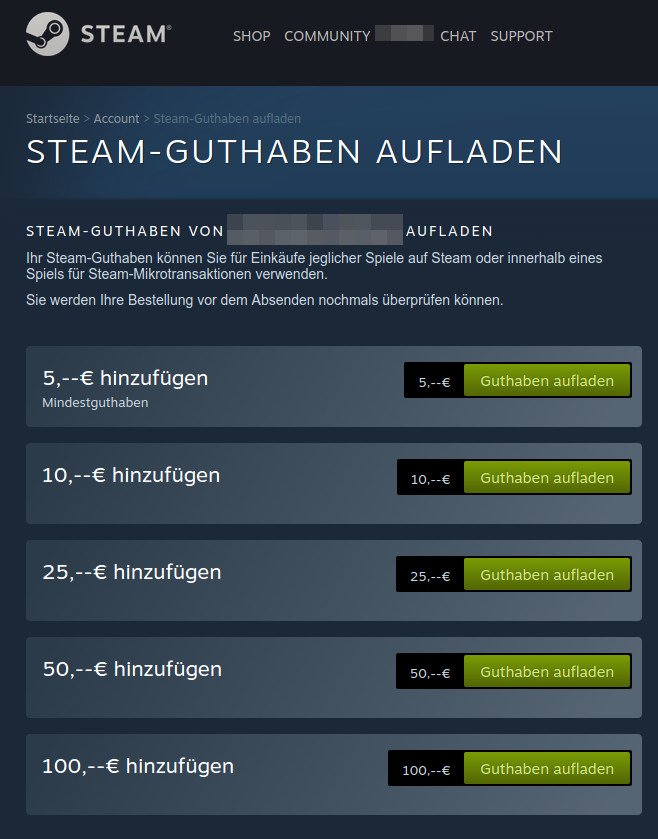 Steam Guthaben aufladen & auszahlen lassen so geht