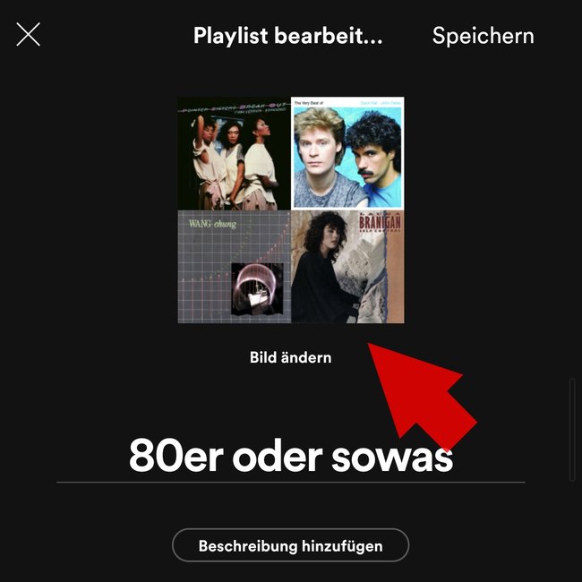 Spotify Playlist-Bild aendern App 02