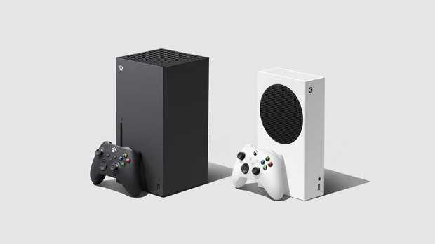 Hier seht ihr links die Xbox Series X und rechts die Series S im direkten Größenvergleich.