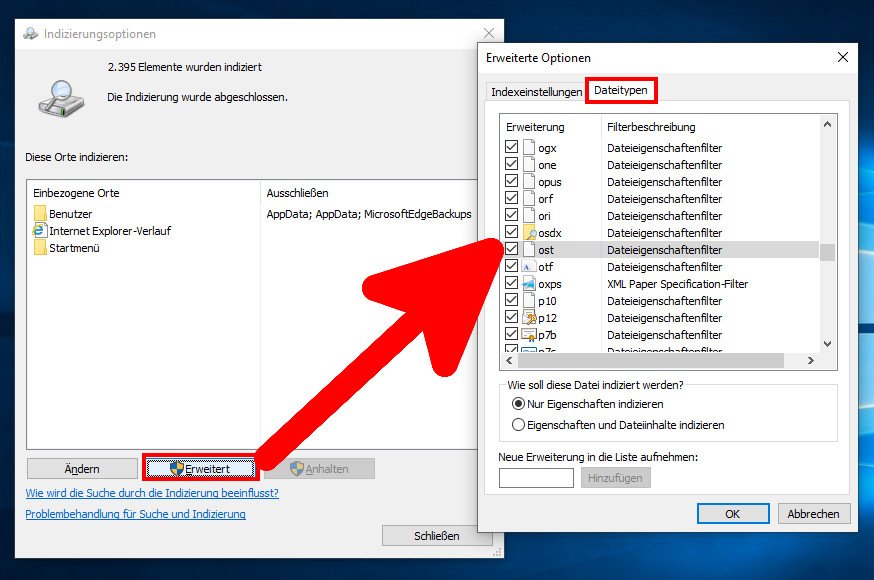 Falsche Berechtigung Für Windows Search Verzeichnisse Beheben www.giga.de