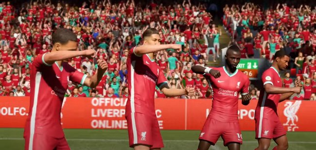 Der FC Liverpool tanzt anscheinend schon zum Soundtrack von FIFA 21.