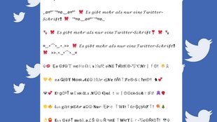 Twitter-Fonts: Schriftarten für Tweets, Header und Profil