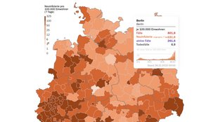 Coronavirus: Karte für Deutschland zeigt Risikogebiete