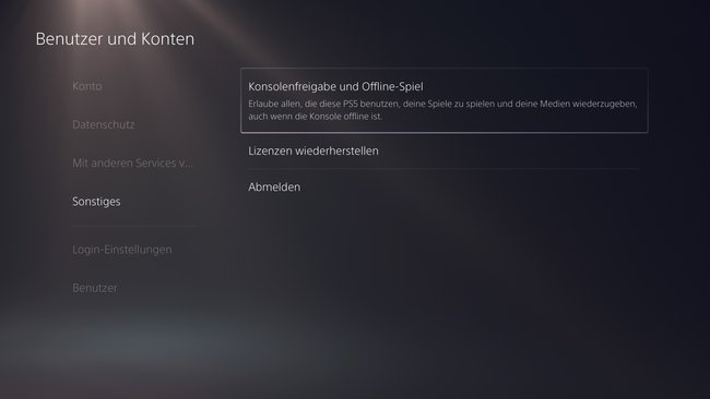 Konsolenfreigabe und Offline-Spiel machen das Game Sharing auf der PS5 möglich.