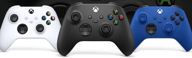 Alle derzeitigen Farben vom neuen Xbox Wireless Controller in der Übersicht.