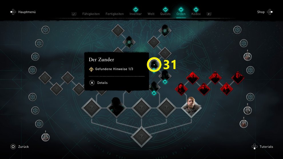 Assassins Creed Valhalla Orden Der Vater Der Zunder - Hinweise und Fundort in AC Valhalla