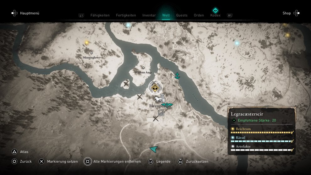 Die Dechsel Hinweise und Fundort in AC Valhalla