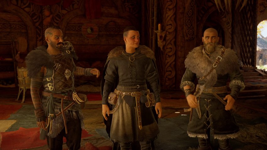 Birna, Lif und Galin in Assassin's Creed Valhalla
