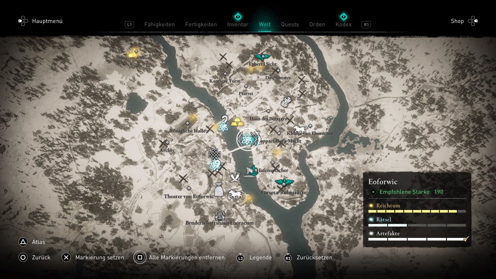 Teufelswasser Mann ins Wasser schubsen (AC Valhalla)