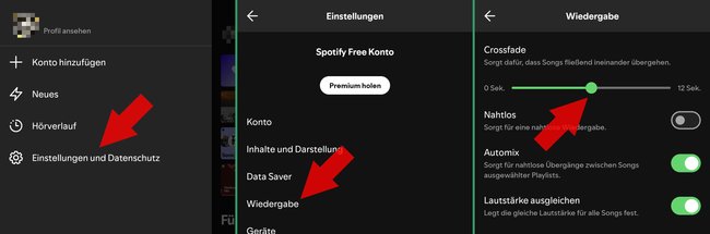 Spotify Crossfade App Handy