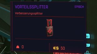 Cyberpunk 2077: Vorteilssplitter - Fundorte für kostenlose Perk Points