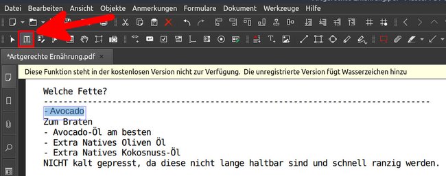 Das Programm „Master PDF Editor“ bearbeitet PDFs in Linux kostenlos. Bild: GIGA