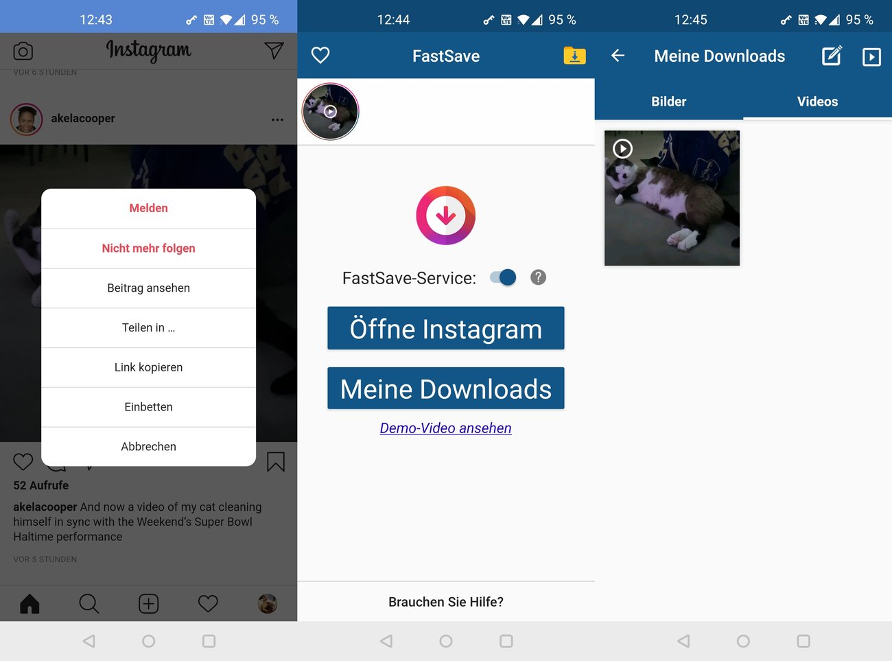 Instagram: Videos downloaden in Android, iOS und am PC