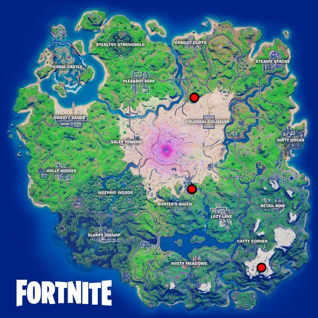 Fortnite Aussichtpunkt, die Schöne Schlucht und Mount Kay