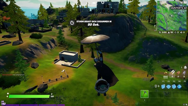 Fortnite Hunter's Haven Oberweltzugang Server Fundort