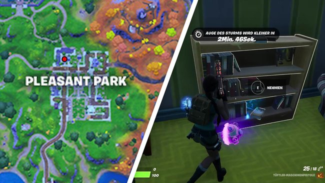 Fortnite Season 6 Schriftstück Pleasant Park