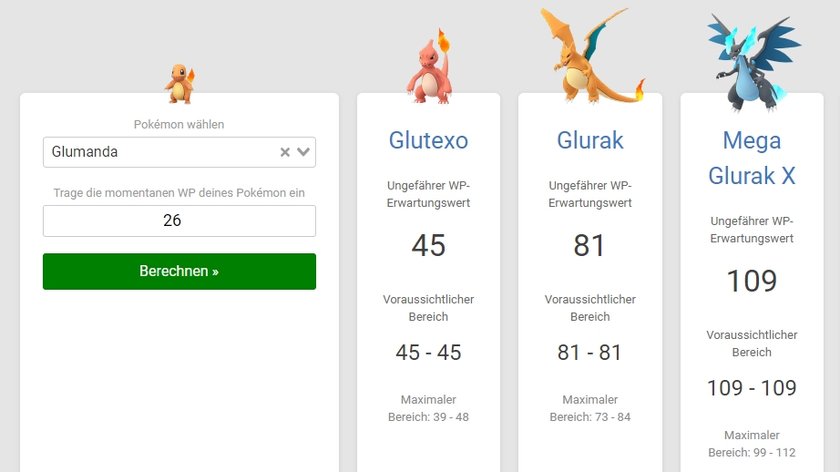 Pokémon GO: Die besten Entwicklungsrechner