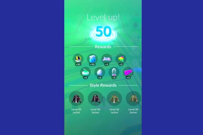Pokémon GO: Belohnungen für Level 50