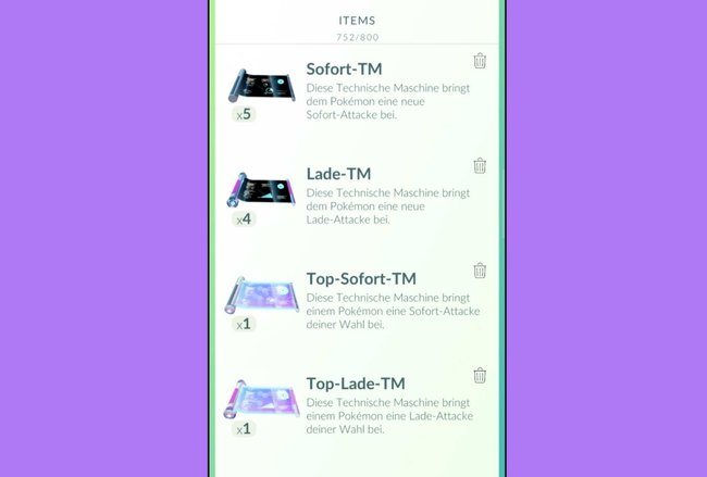 Pokémon GO: Lade-TMs für die besten Attacken