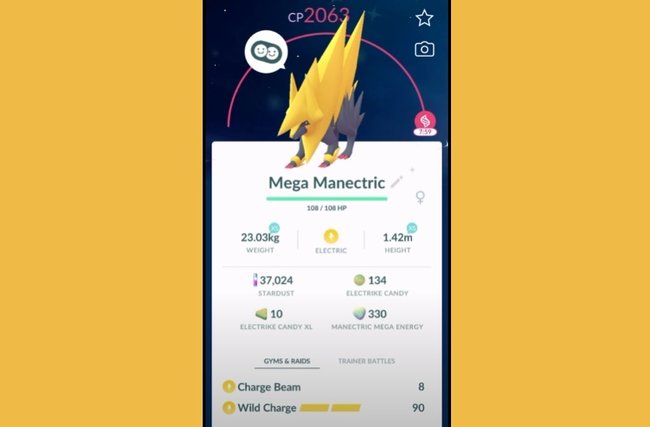 Pokémon GO: Shiny-Mega-Voltenso