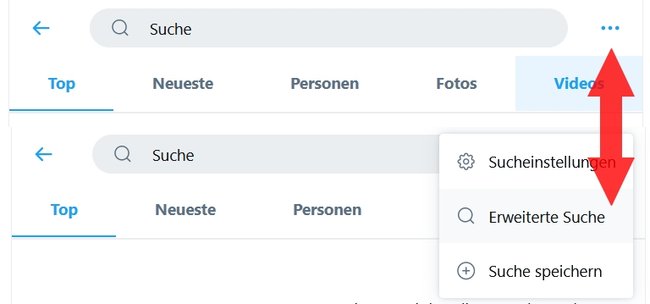 Twitter Advanced Search Erweiterte Suche