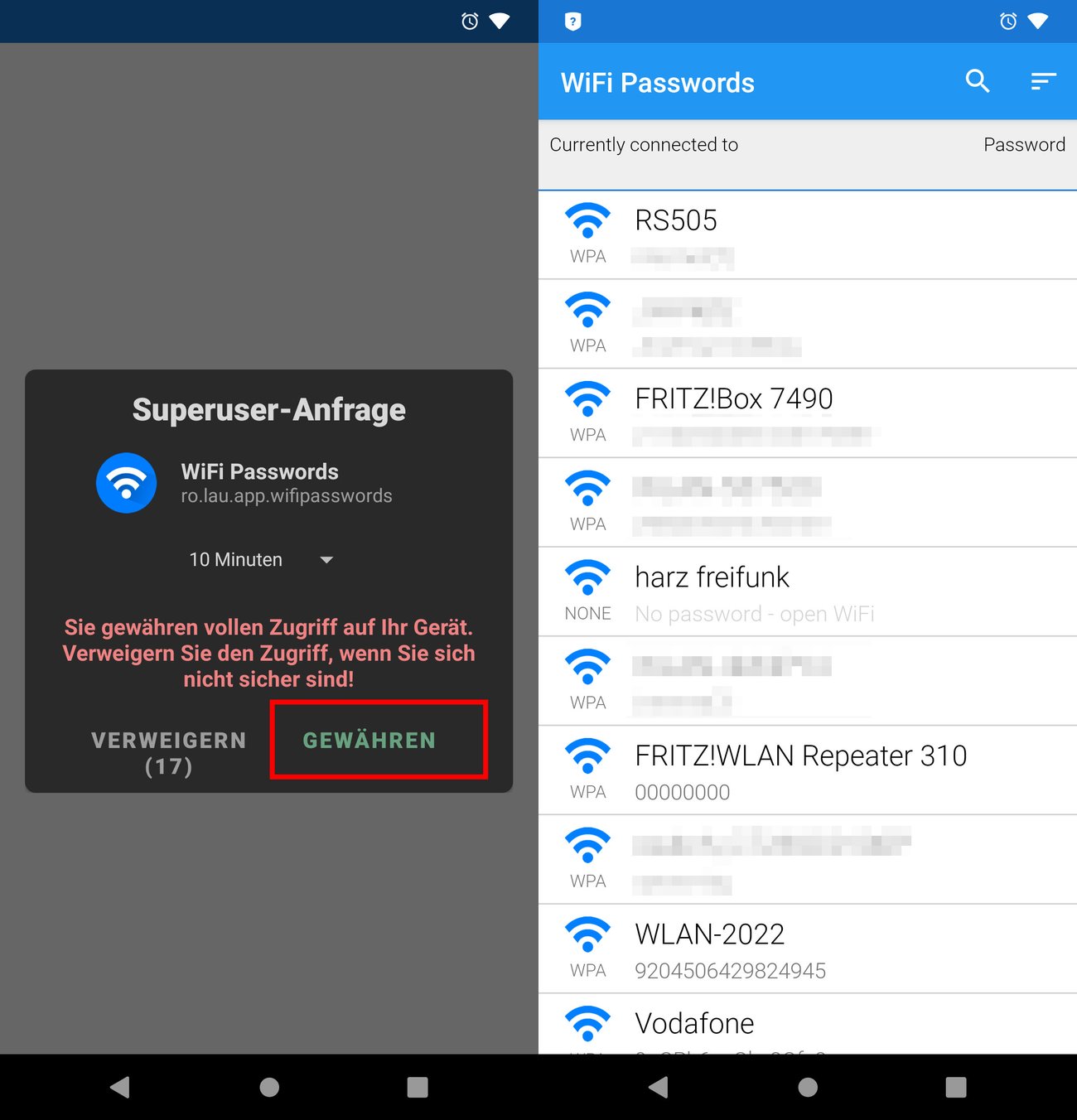 Wlan Passwort Auslesen Android Ohne Root Und Ohne Pc