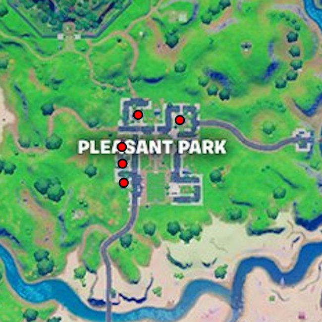 Fortnite Pleasant Park Kochbuch Fundorte