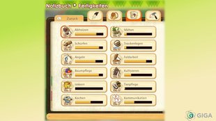 Story of Seasons: PoOT - Fertigkeiten leveln und alle Anleitungen bekommen