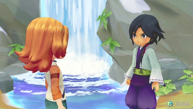 Treffen mit Iori am Wasserfall